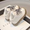 Girls' Cotton Shoes New Children's Cotton Shoes Boys' Cotton Boots Fleece Thickened Medium and Small Children's Baby Boots Warm Snow Boots