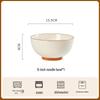 Набор простых керамических мисок для лапши и супа ZISIZ