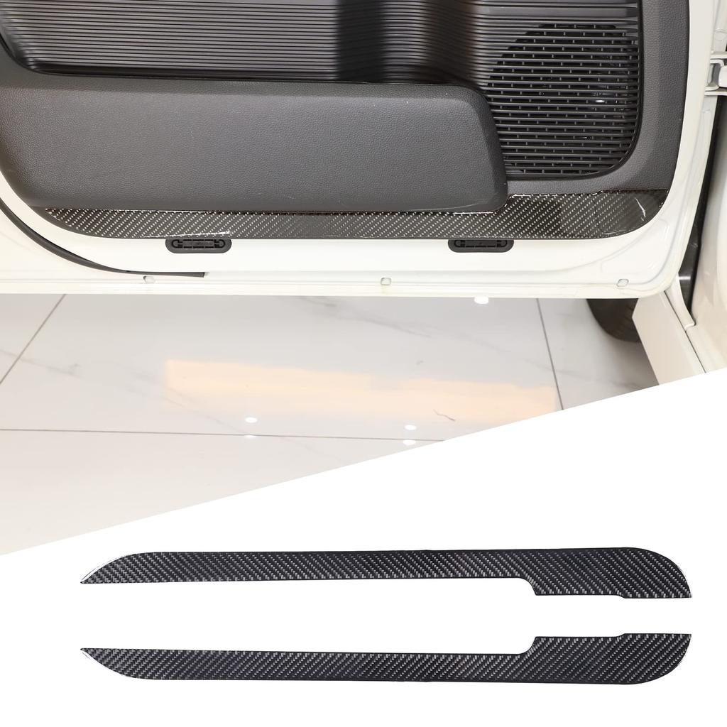 Compatible with Honda Door Kick Door Protection Interior Door Trim Door Protection Trim Protective Scratch Interior Car Car Door Real Carbon Set N-BOX