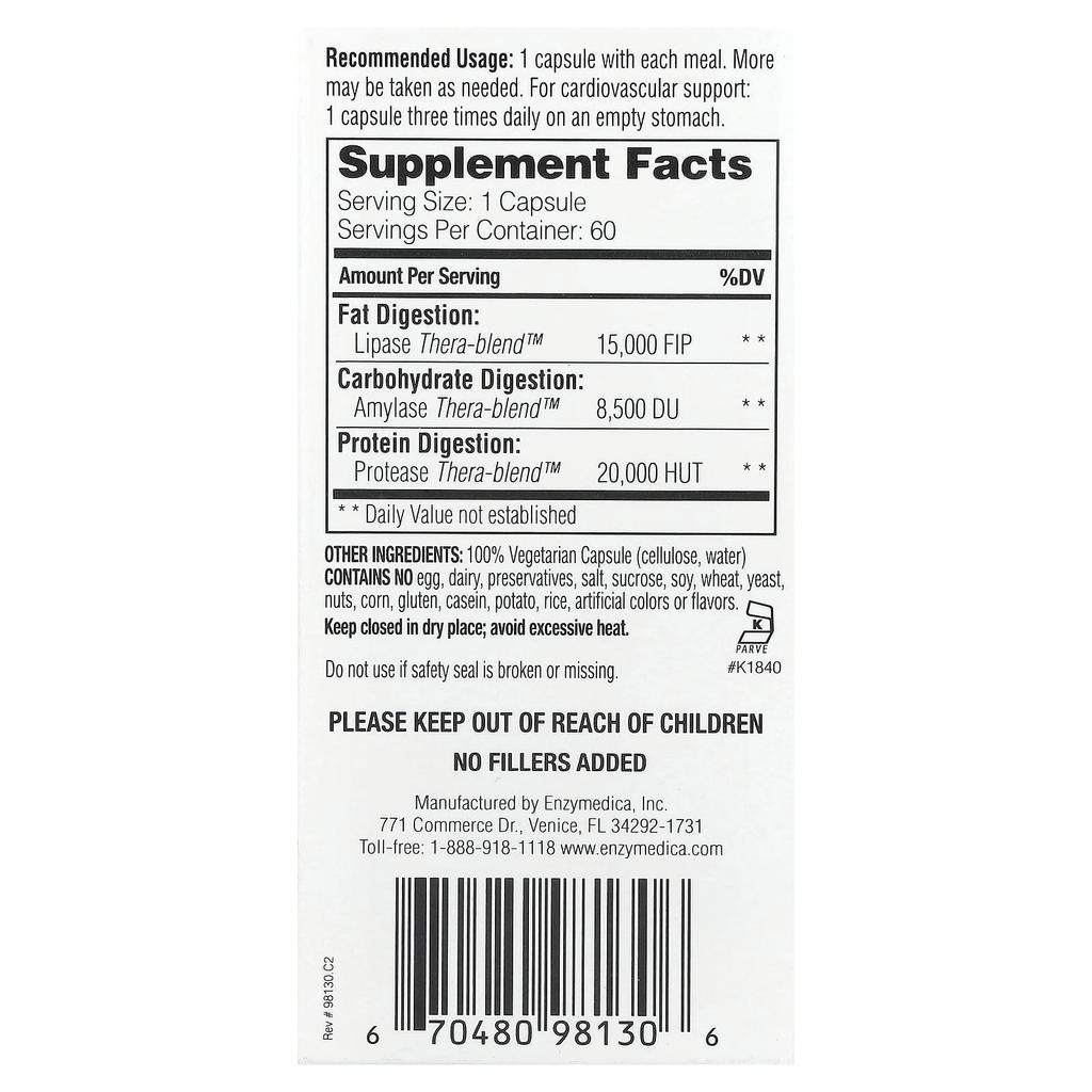 Lypo Gold™, Fat Digestion, 60 Capsules