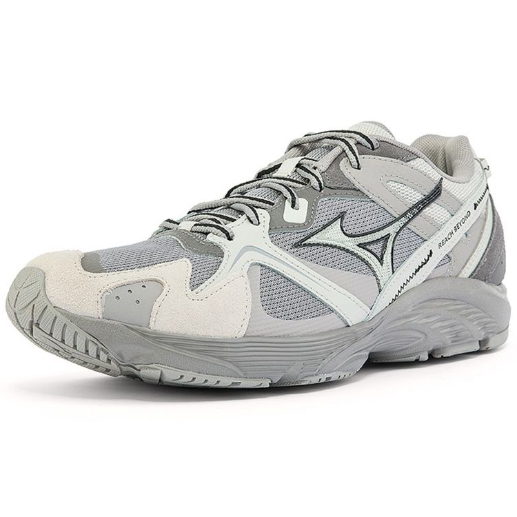 Mizuno LG 90s EC Comfortable Fabric Leather Shock Absorbing Wear Resistant Breathable Low Top Casual Running Shoes Unisex Sneakers D1GH221305