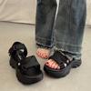 Platform Sports Sandals Women's Summer Outer Wear High-end New Wedge Heel Beach Shoes