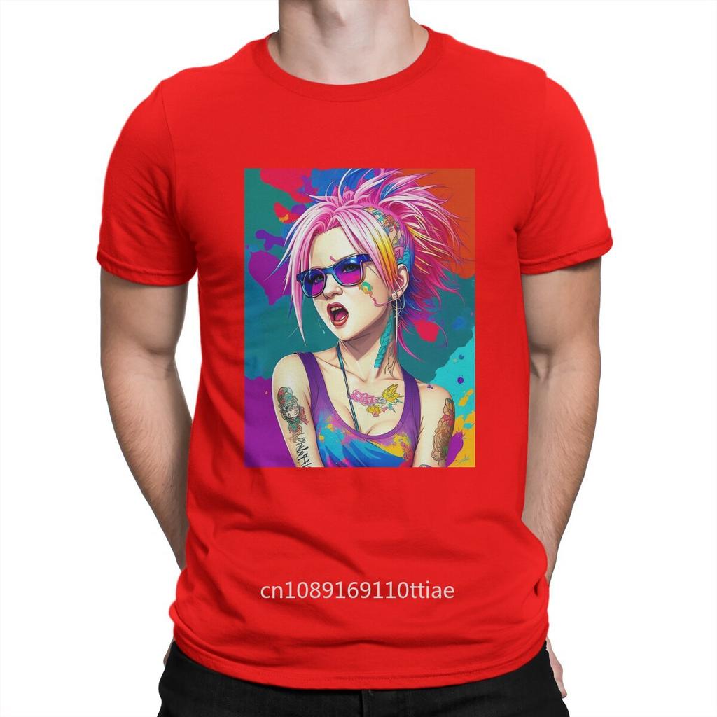American Singer And Actor Nominated For An Emmy Award Unique TShirt Cyndi Lauper Casual T Shirt Hot Sale T-shirt For Adult