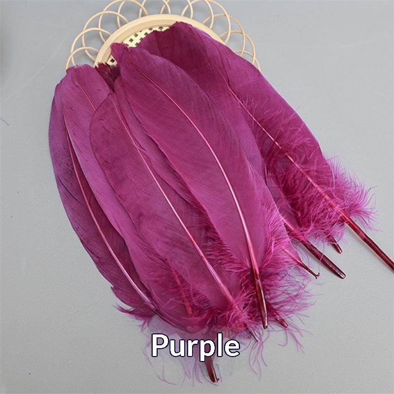 50 шт. Натуральные гусиные перья Plumas 15-20 см Лебединый белый розовый перья Для ловцов снов Поделки DIY Украшение для вечеринки Ювелирные изделия