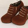 Женская женская осенняя обувь Модные твердые лоферы на молнии Одинарные короткие сапоги