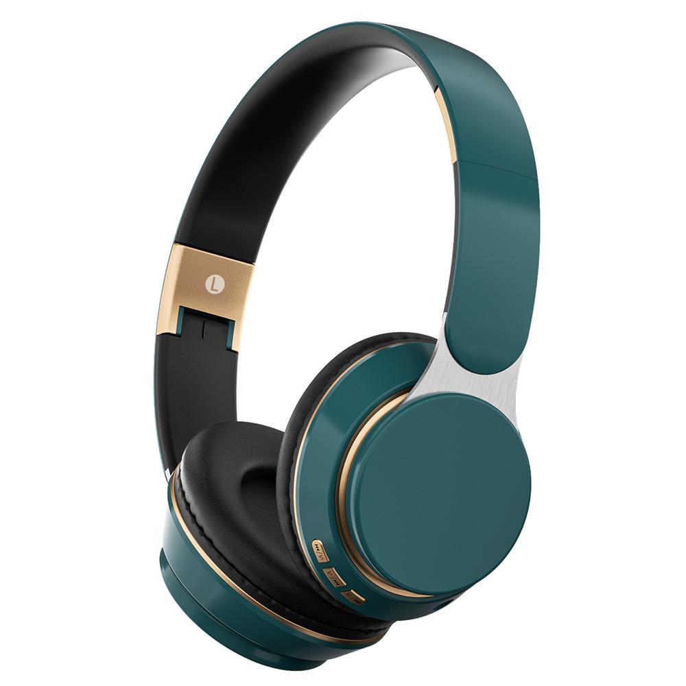 Складные Bluetooth-наушники для спорта, накладные, с долгим сроком службы батареи, для активного использования