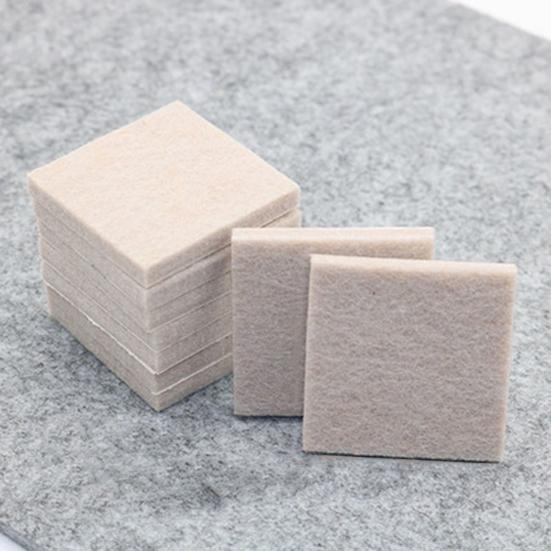 18/32/50 Pcs Furniture Pads Cuttable Felt Anti-slip Floor Protector for Chairs And Table Protects Floors Furniture Foot Pads for Bedroom Living Room