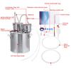 12/20/30L 3pot Distiller Alambic Moonshine Alcohol Still Stainless Copper Home Brew Water Wine Essential Oil Brewing Kit DIY