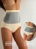 Flarixa Трусики с высокой талией и утягивающим эффектом, утягивающие трусики с эффектом жжения, бесшовные трусы, нижнее белье, согревающее матку