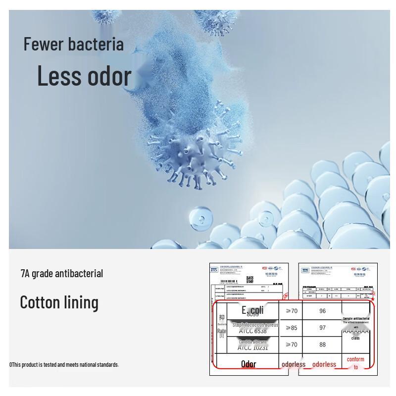 Nanjiren Мужские антибактериальные хлопковые брифы класса люкс, 4 штуки