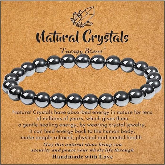 Горячая продажа натуральный камень с картонными бусинами эластичный браслет из нити кристалл агат тигровый глаз камень оптовая продажа браслет ювелирные изделия