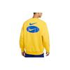 Nike NSW BB Crew Logo Повседневный спортивный флисовый пуловер Мужской свитшот ярко-серный DM5461-709