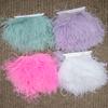 Feather1Meter Отделка из страусиных перьев 10-15/15-18/18-22 см Перья Бахрома Лента для Домашней Вечеринки Платья Шитья Свадебного Украшения Высокое Качество