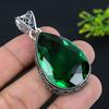 Ювелирный кулон ручной работы из стерлингового серебра 925 пробы с драгоценным камнем перидот 2,17 дюйма H8h05
