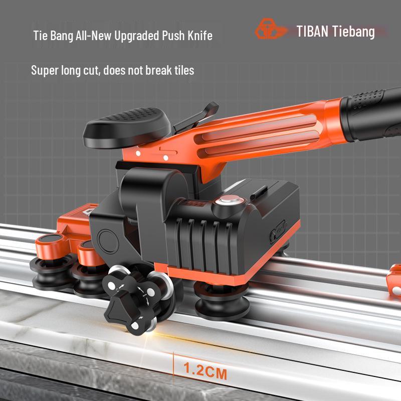Tiebang 6-колесный ручной плиткорез с высокоточным лезвием push-pull для керамогранита, тонких и больших плит