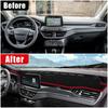 Автомобильные аксессуары для Ford Focus MK4 ST 2018 2019 2020 2021 2022 2023 Чехол на приборную панель, защитный коврик от света, анти-УФ-излучения, нескользящий коврик