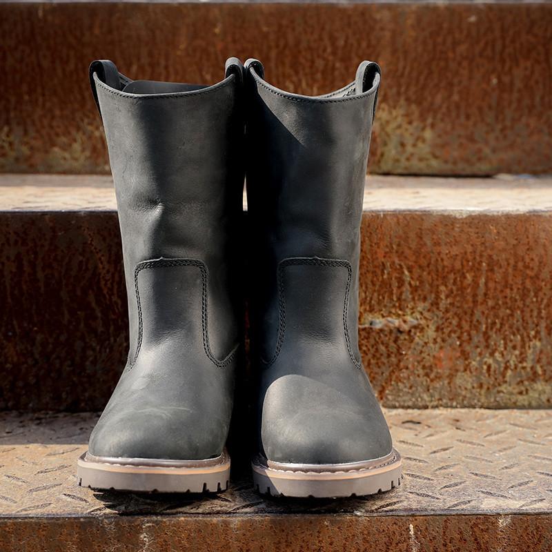Cowhide high boots tooling boots men's Mongolian retro locomotive boots Martin boots women's knight boots outdoor riding boots cowboy boots