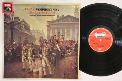 LP Запись Эдриан Боулт Лондонский филармонический оркестр О Элгар Симфония №. 2 ASD3266 HIS MASTERS V 1976 UK Классика Б/У
