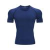 Мужская спортивная футболка с коротким рукавом, быстросохнущая, компрессионная