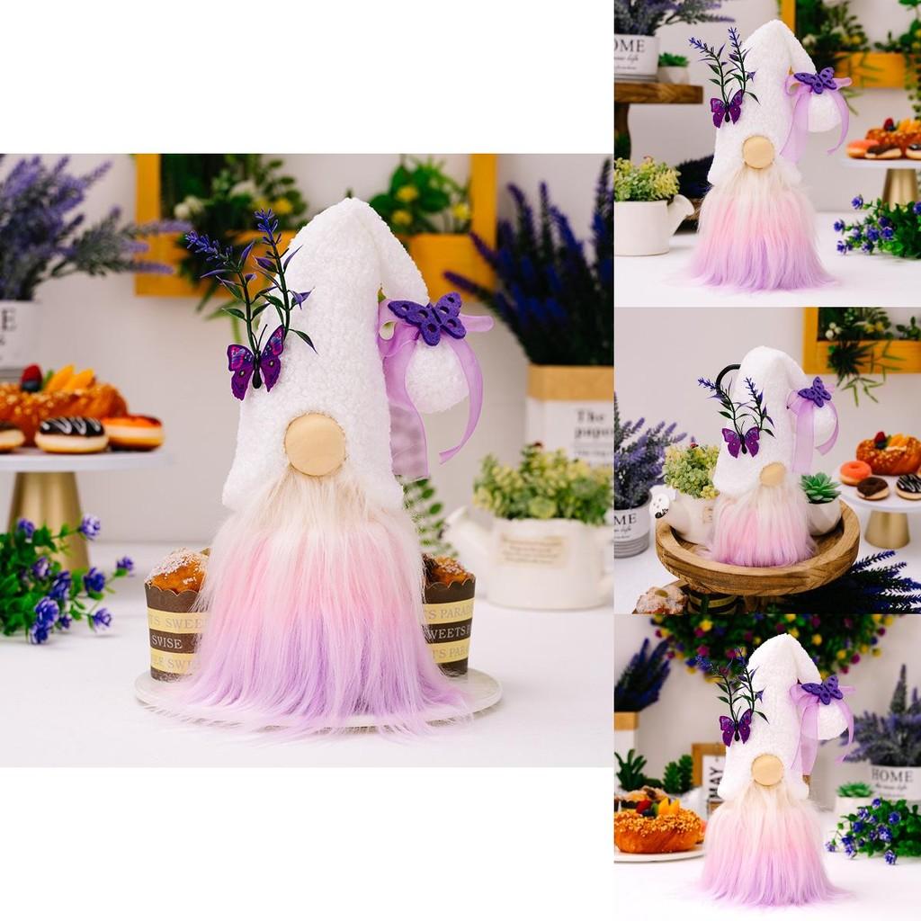 Очаровательная лавандовая кукла-бабочка ко Дню матери Элегантный фиолетовый декор для дома