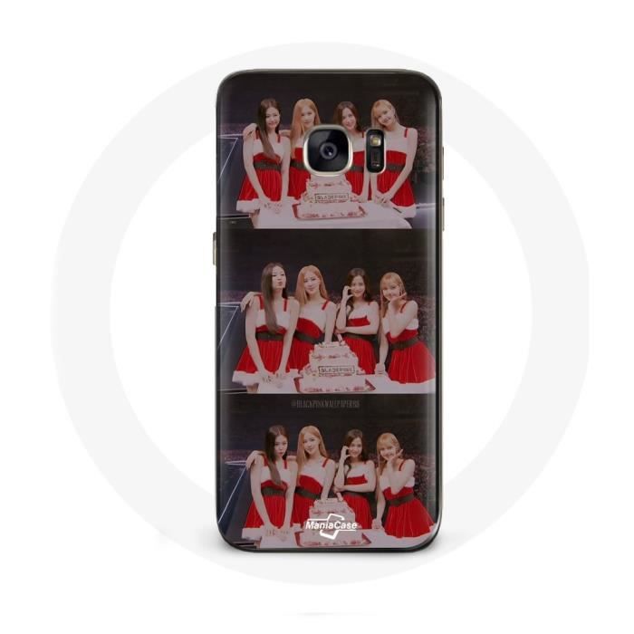 Coque pour Samsung Galaxy S7 Edge BLACKPINK Cadeau de Noël Chanson Last Christmas