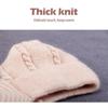 1Pc Integrated Ear Protection Windproof Cap and Scarf Knitting Thickening Hat Winter Pullover Hat Scarf