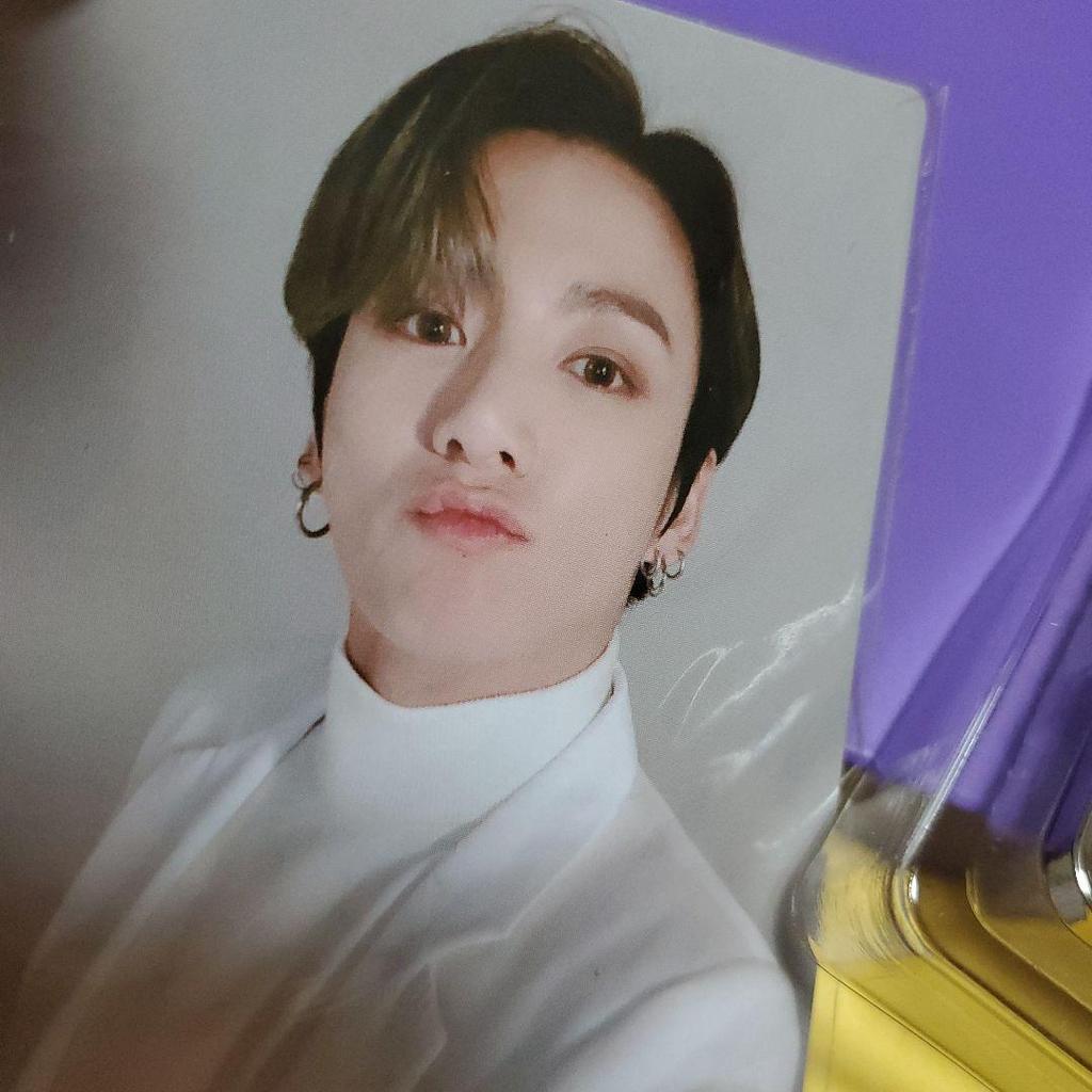 [Б/У] Официальная папка для фотографий BTS Чонгук Брелок Мини-фотокарточка для обмена