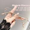 2025 Classic Square Small Frame Myopia Glasses Vintage Cat Eye Near Sight Glasses Women Clear Lens Short-sighted Eyeglasses