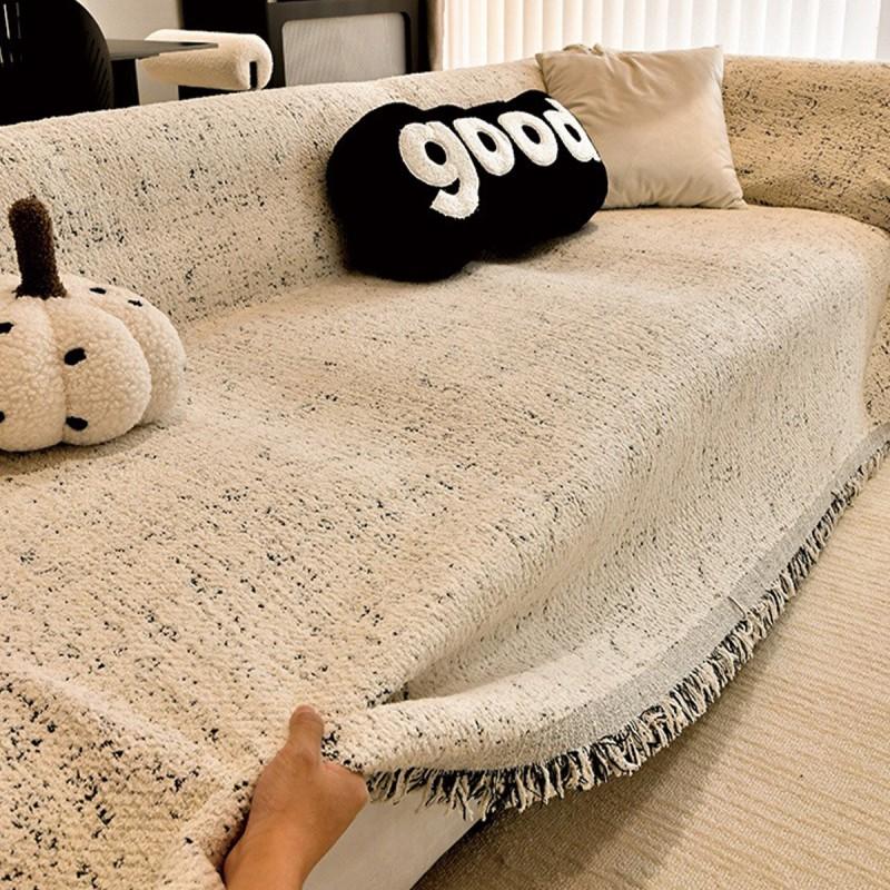 Plush Sofa Cover Universal Couch Protector All Soft Non-Slip Mat