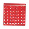 28 Hole Bolt Nut Identifier Gauge Metric Aluminum Alloy Nut Bolt Thread Checker for DIY Buffs