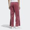Adidas Originals Knitted Sweatpants Women's Dark Reddish Purple Moderate Straight Fit Pants GV2927