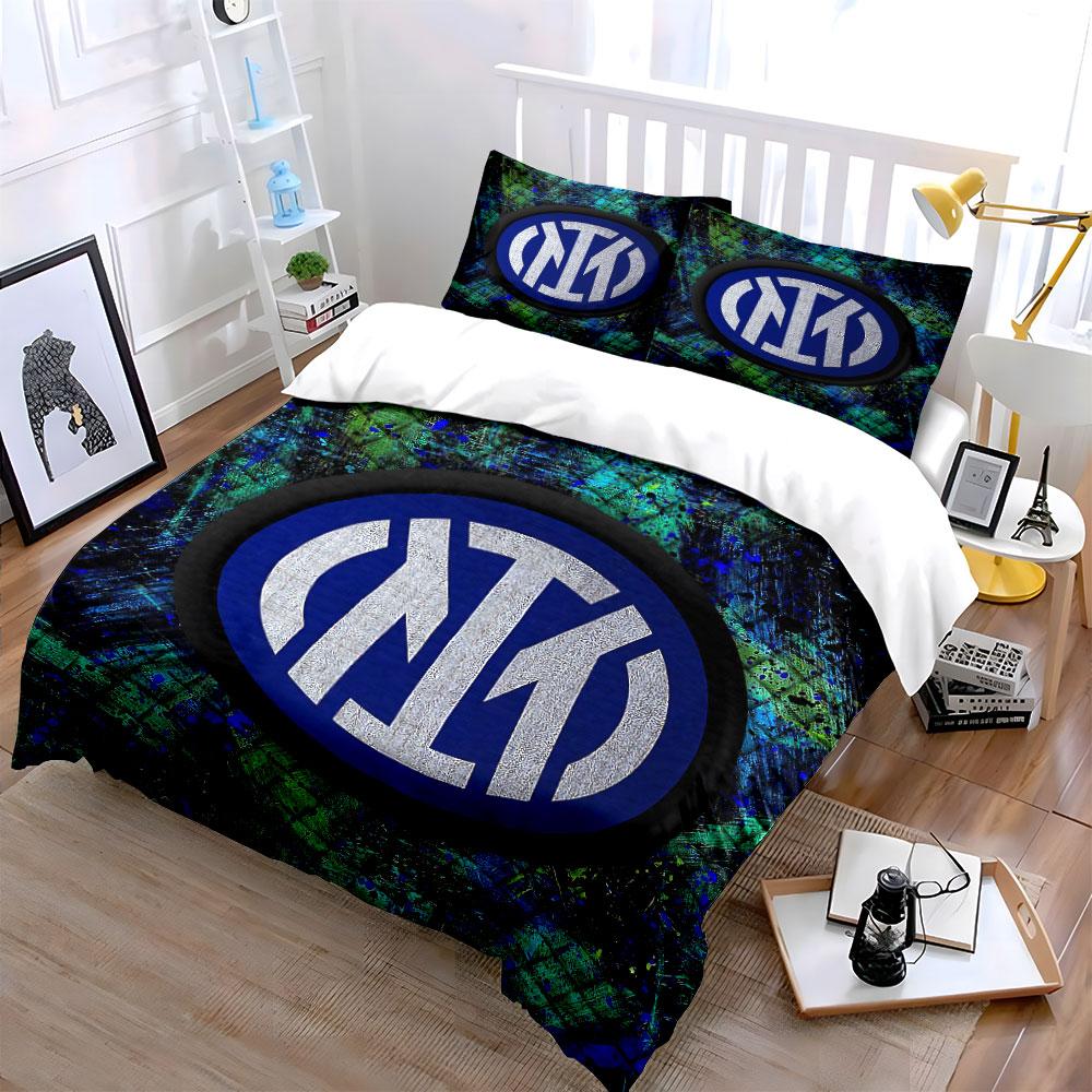 "Blue Logo Bedding Set Design" Bedding Duvet Cover Set Duvet Cover Pillowcases (1 * Duvet Cover 2 * Pillowcases, without duvet insert)