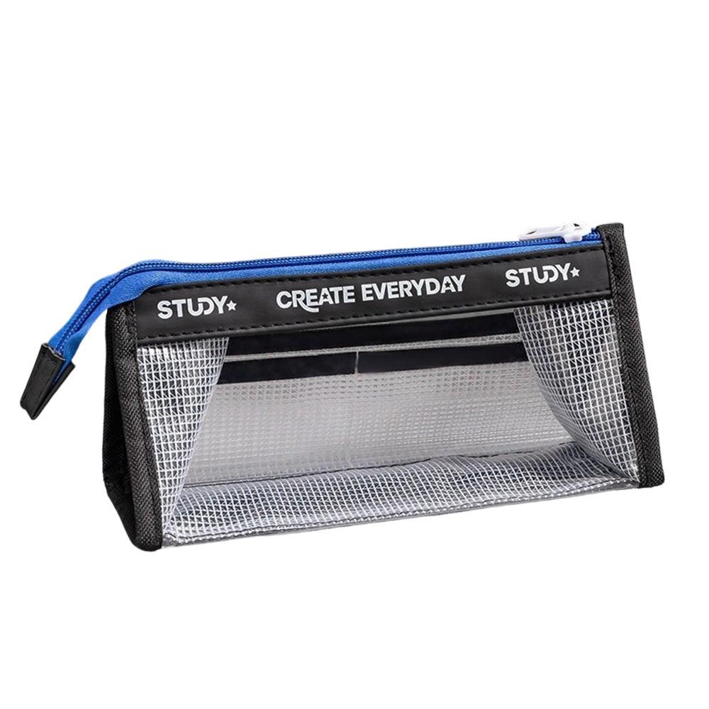 Large Capacity Transparent Pencil Case Multiple Layers Pencil Box Stationery Bag School Supplies