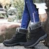 2025 Winter Shoes Women Snow Boots Thick Sole Warm Plush Flat Non-slip Waterproof Brand Ladies Ankle Boots Plus Size 42