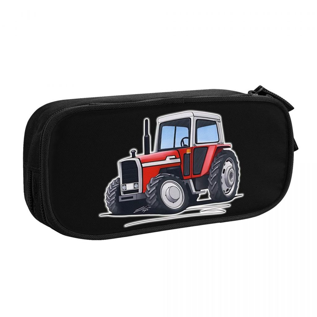Massey Ferguson 590 Tractors Pencil Cases Cute Pen Holder Bags for Student Big Capacity Office Cosmetic Pencil Box