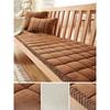 Crystal Velvet Sofa Cushion Autumn and Winter Non-Slip Seat Cushions Thickened Solid Wood Sofa Cover Seat Cushion