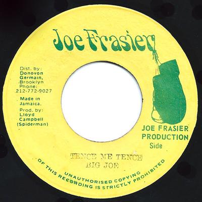 7-дюймовая пластинка BIG JOE Tence Me Tence NONE Joe Frasier 1981 Ямайка Регги Ска Даб Б/у