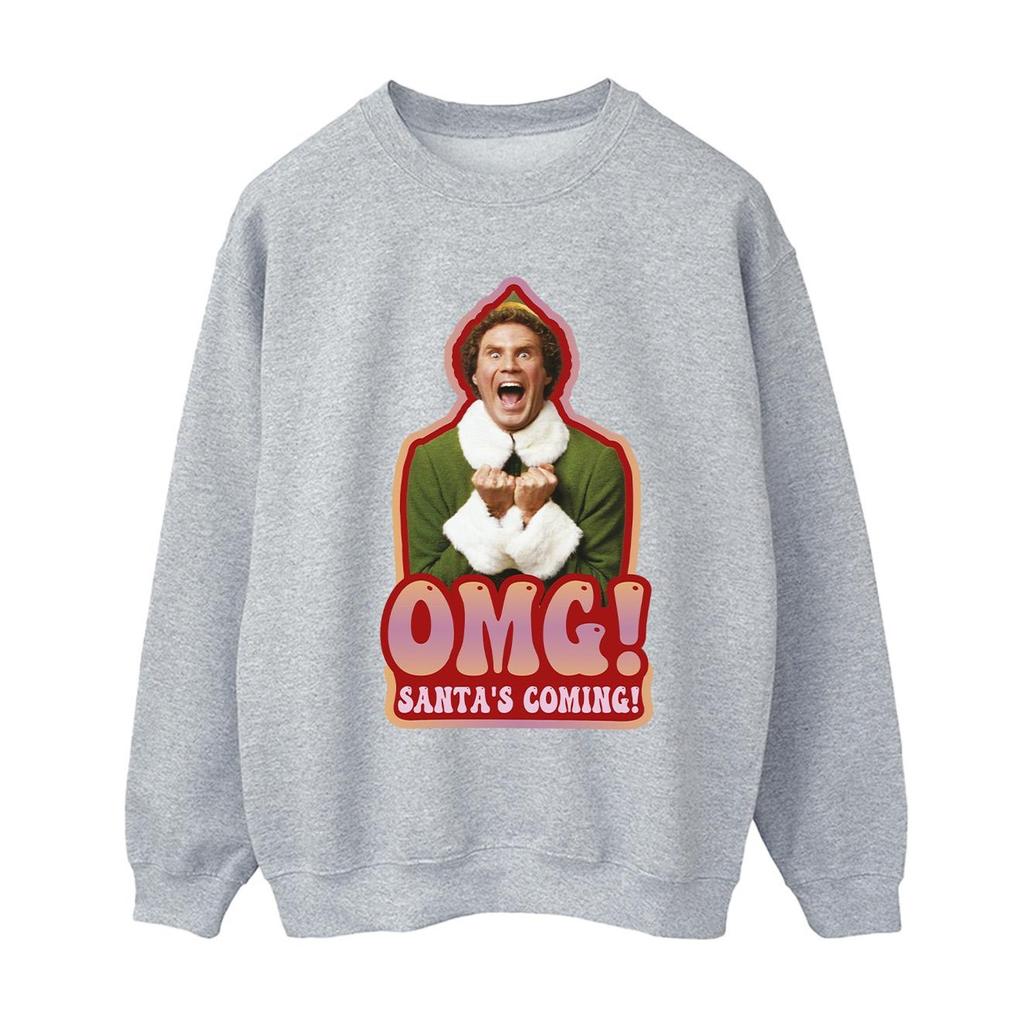 Elf Womens/Ladies Santa´s Coming Sweatshirt