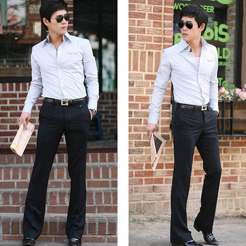 Мужские расклешенные официальные брюки, брюки-клеш, танцевальные белые брюки, костюмные брюки для мужчин, размер 28-37