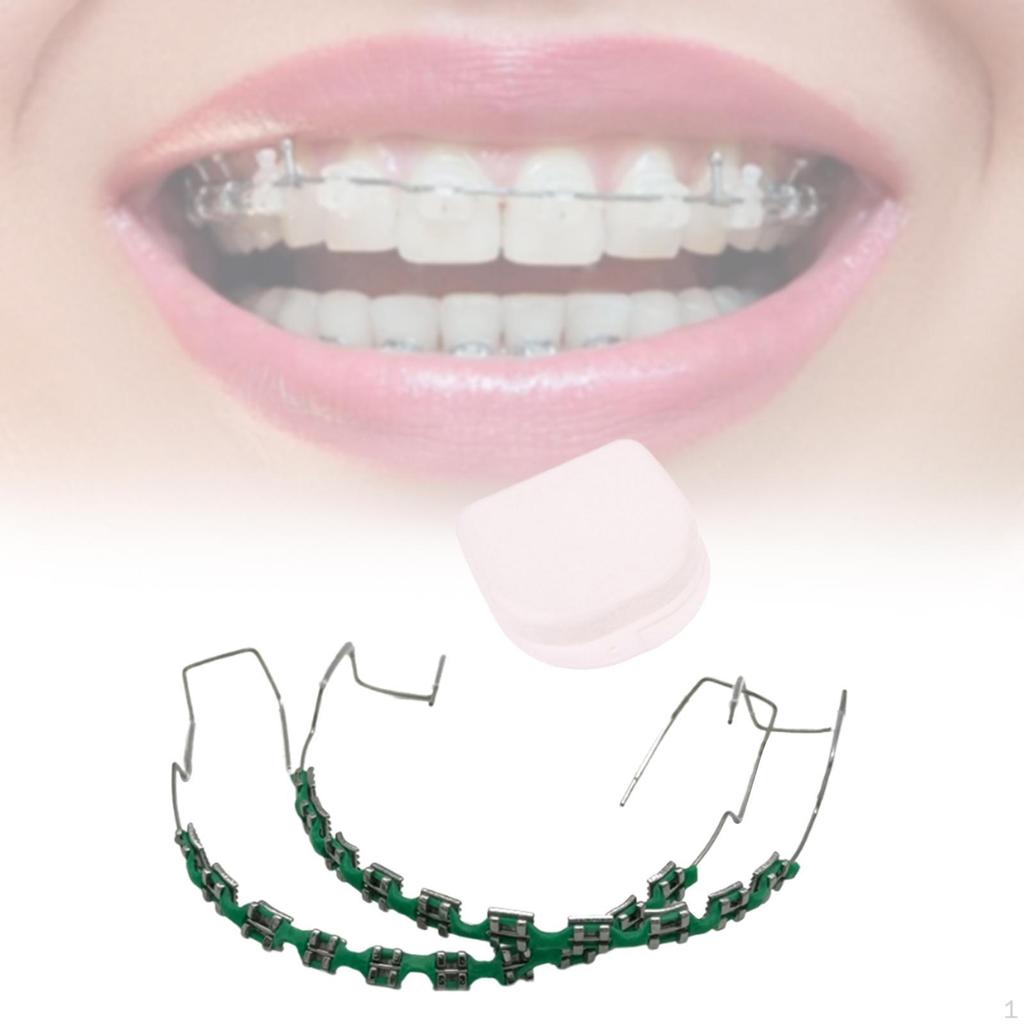 Временное украшение для зубов, практическое применение, металлические скобки для студентов