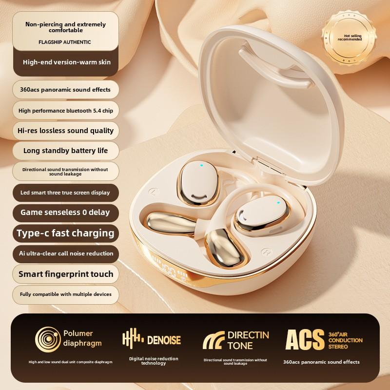 Открытые висячие наушники Bluetooth высокого качества с костной проводимостью True Wireless Ears