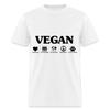 Go Vegan for Everything Shirt Vegetarian T-Shirt Healthy Food Size S-6XL