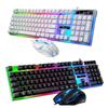 Gamer Keyboard And Mouse Combo Set Rgb Led 104-key Wired Gaming Keyboard Mouse Set For Notebook Laptop Desktop Pc Tablet