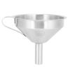 304 Stainless Steel Filling Funnel Separatory Oil Beer Coffee Water Liquid Funnel Kitchen ToolMedium Size 13cm
