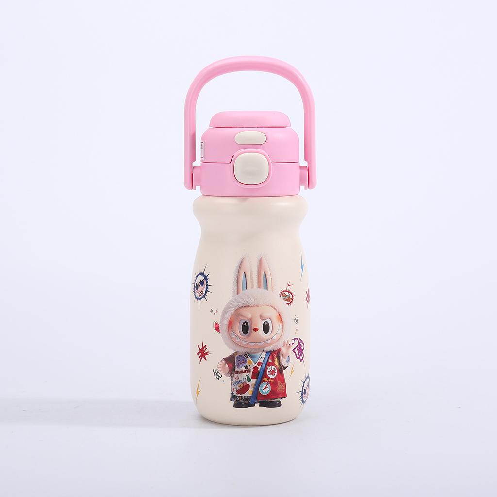 316 Stainless Steel Thermos Cup Cute Cartoon Student Cup Large Capacity Double Drink Children's Water Cup