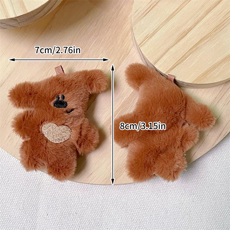 Мультяшный плюшевый медведь, брелок-подвеска, милая плюшевая кукла, игрушка, кавайная мягкая сумка, украшения, аксессуары