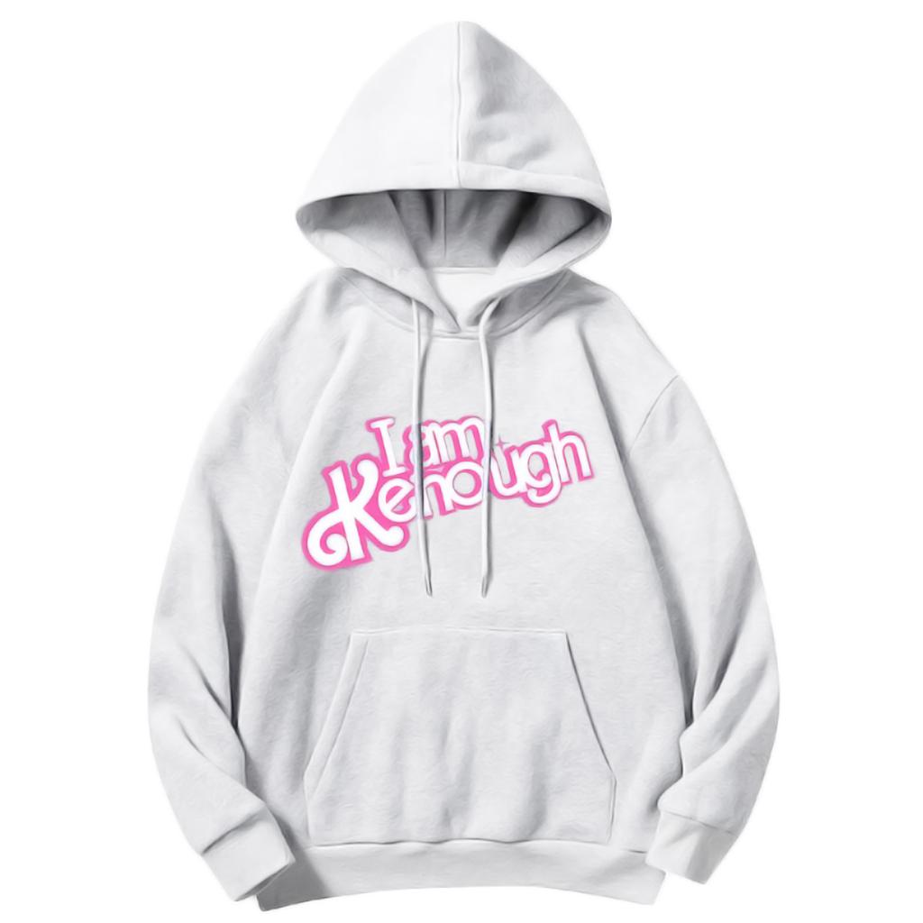 Женская толстовка с принтом, повседневная удобная свободная легкая женская толстовка с длинными рукавами и круглым вырезом с капюшоном