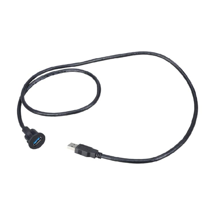 USB 3.0 кабель данных, male/female, 104 см, с пластиковой текстурой, для установки на панель приборной панели автомобиля, с поддержкой высокой скорости