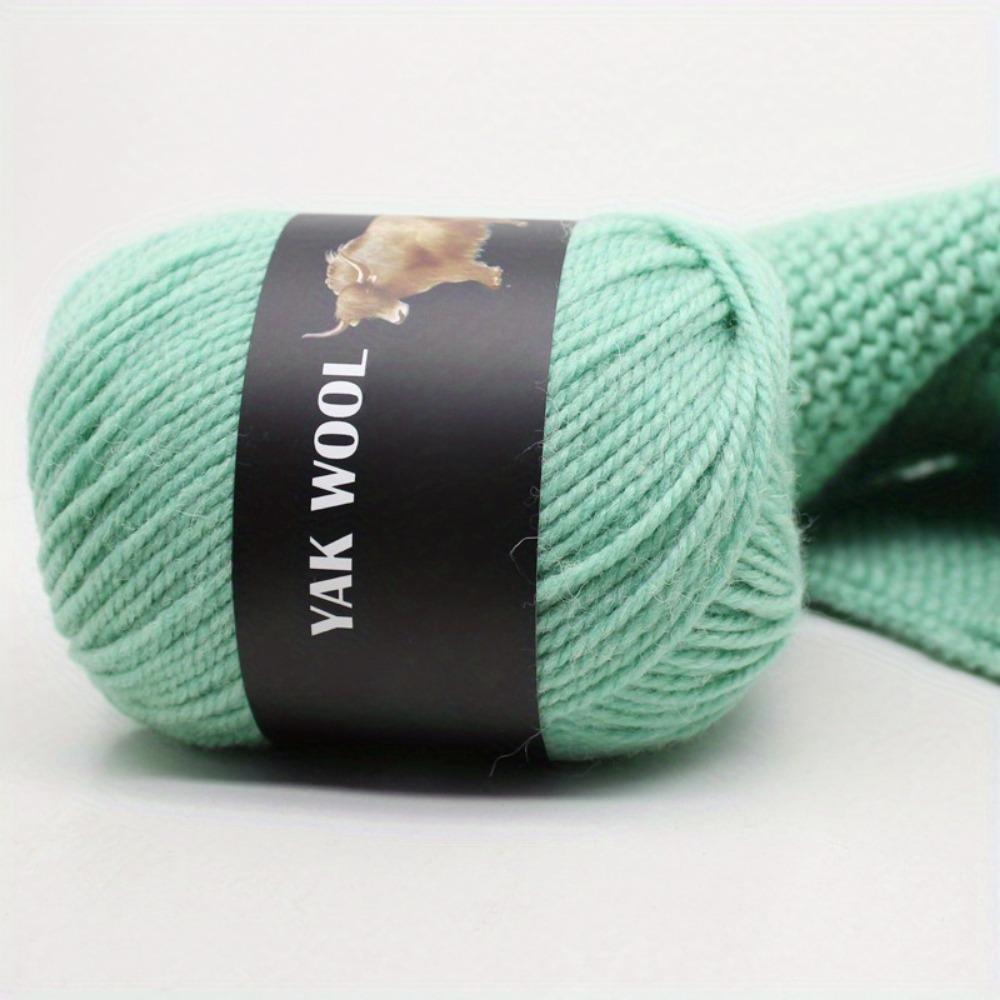 2 шт. роскошной пряжи из смеси шерсти, яка и кашемира, мягкой и теплой для самостоятельного вязания/вязания крючком шарфов, шапок, свитеров, идеально подходящих для подарков ручной работы