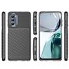 Thunder Silicone Armor Case for Motorola Moto G62 5G - Black Protective Cover